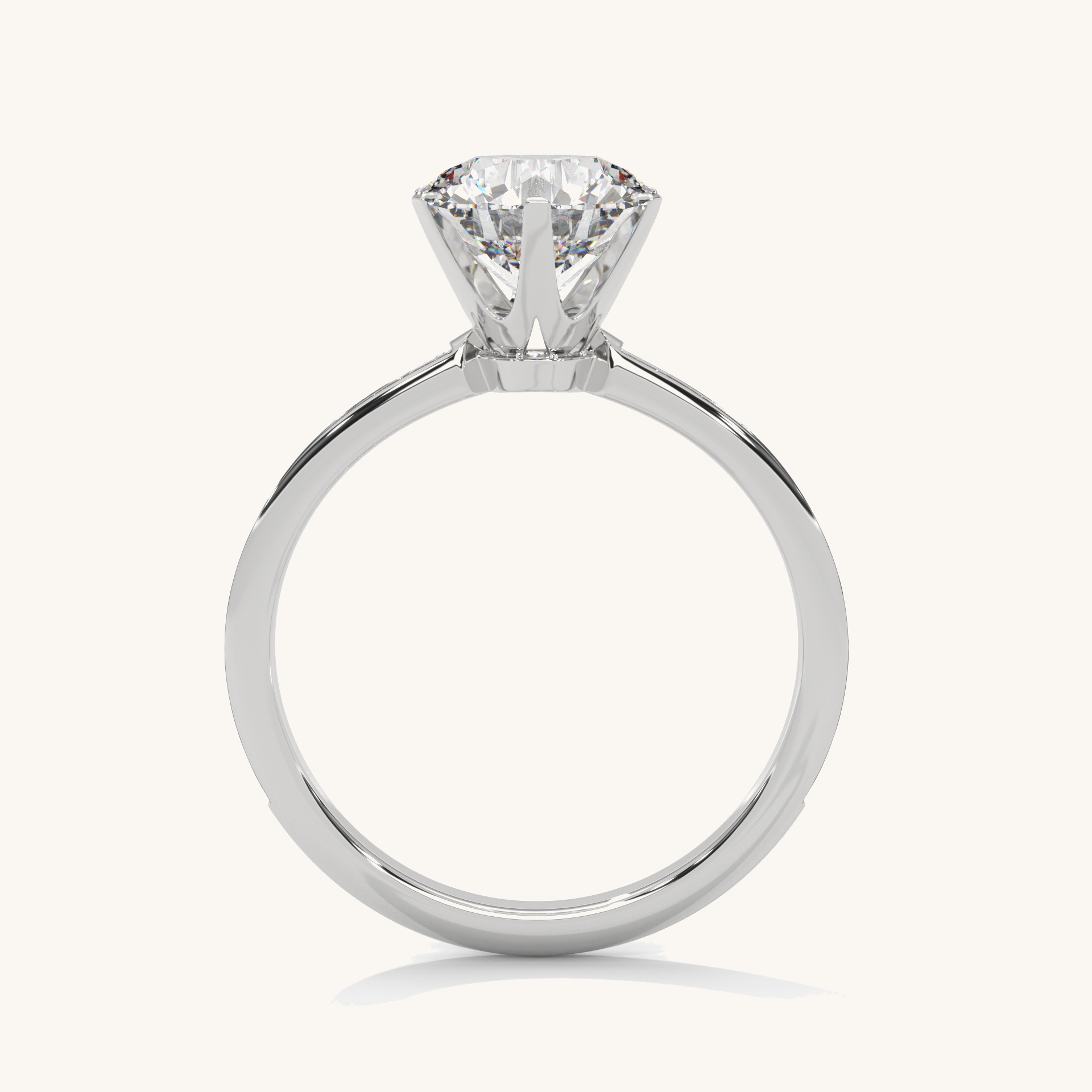 Forever One - Pure Gold Lab Diamond Solitaire Ring