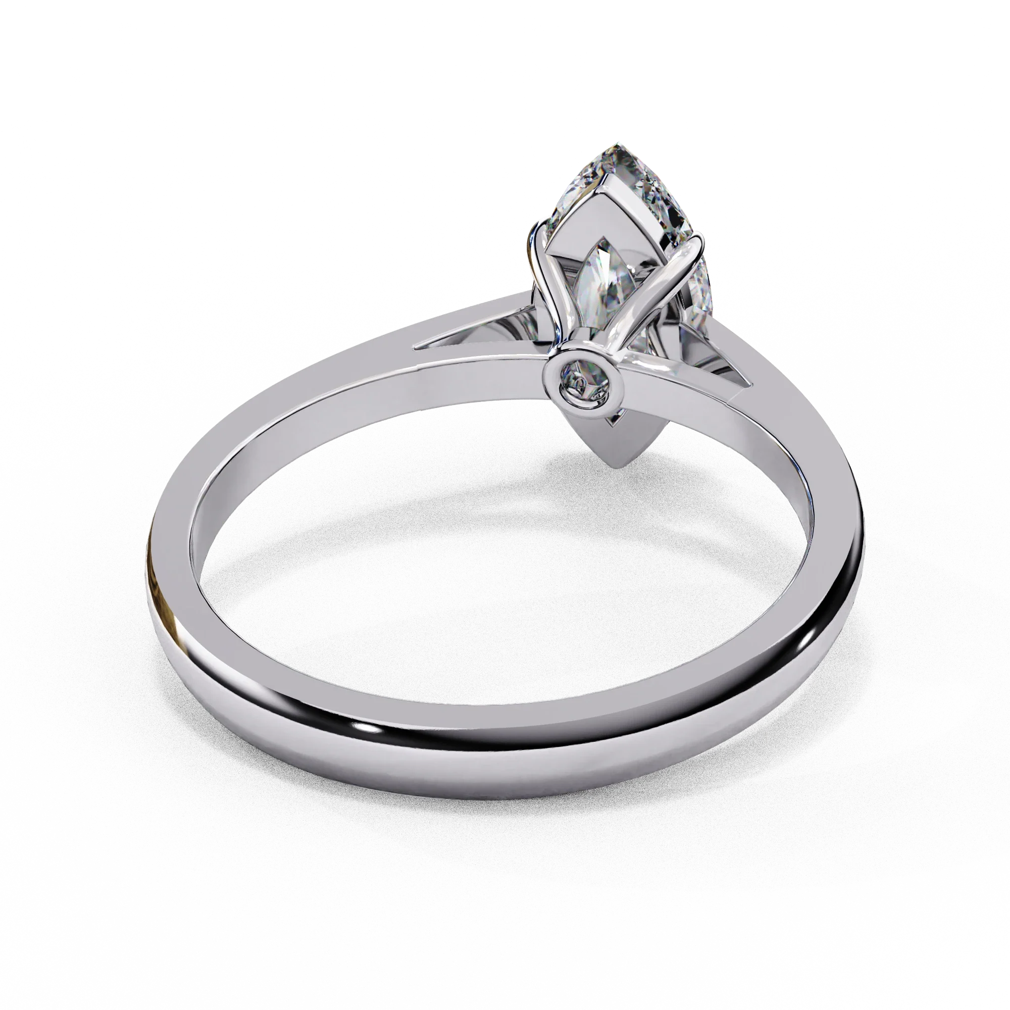 Frozen Marq - Pure Gold Lab Diamond Solitaire Ring