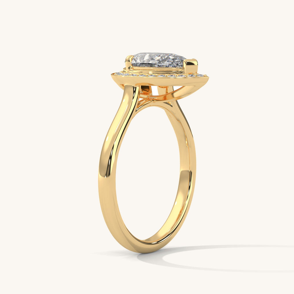 Pearlight - Pure Gold Lab Diamond Solitaire Ring