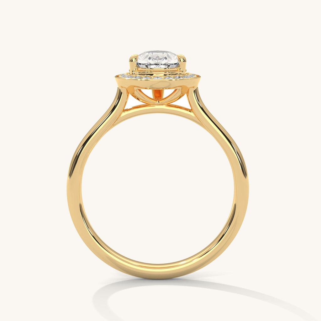 Pearlight - Pure Gold Lab Diamond Solitaire Ring
