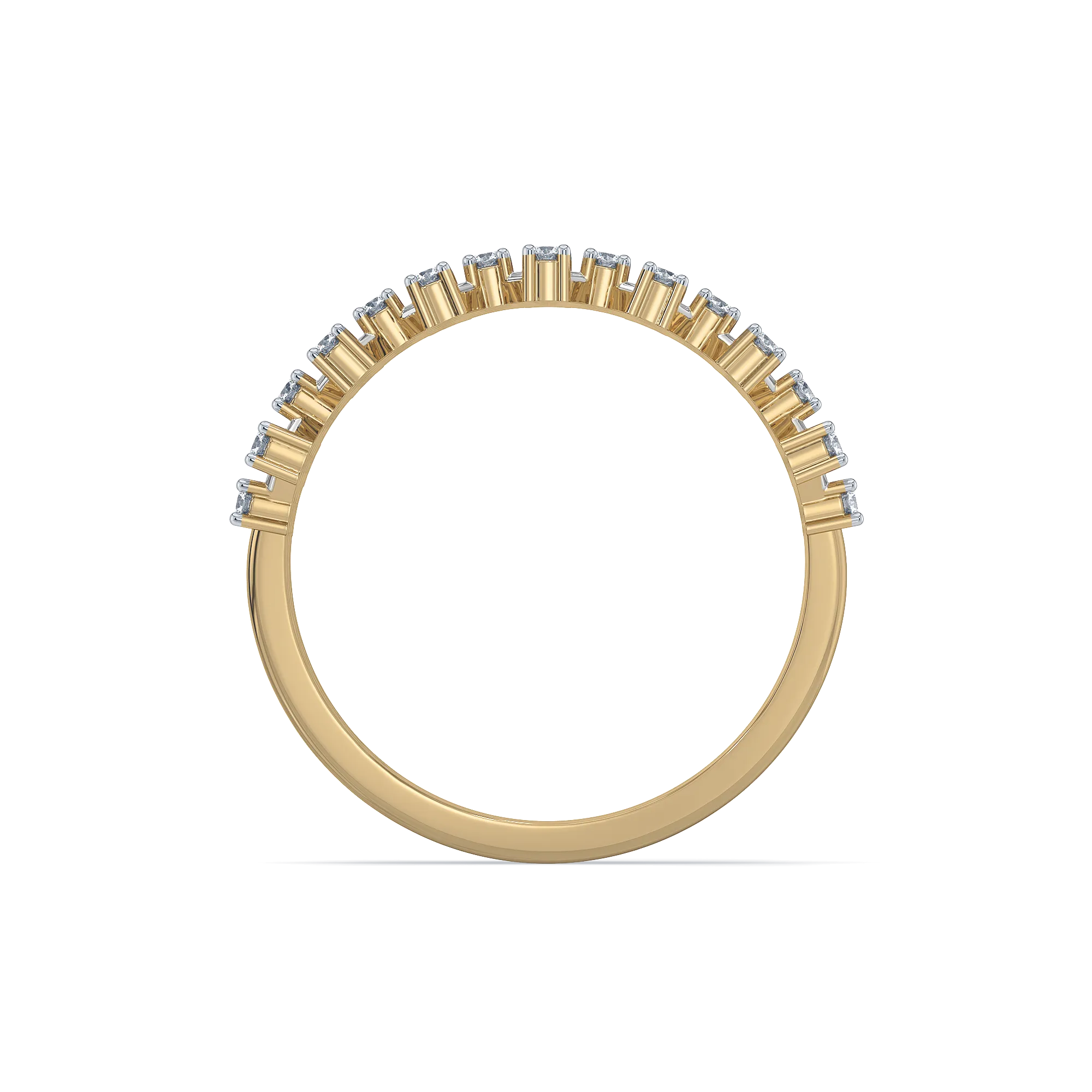 Moonlace Majesty - Pure Gold Lab Diamond Ring