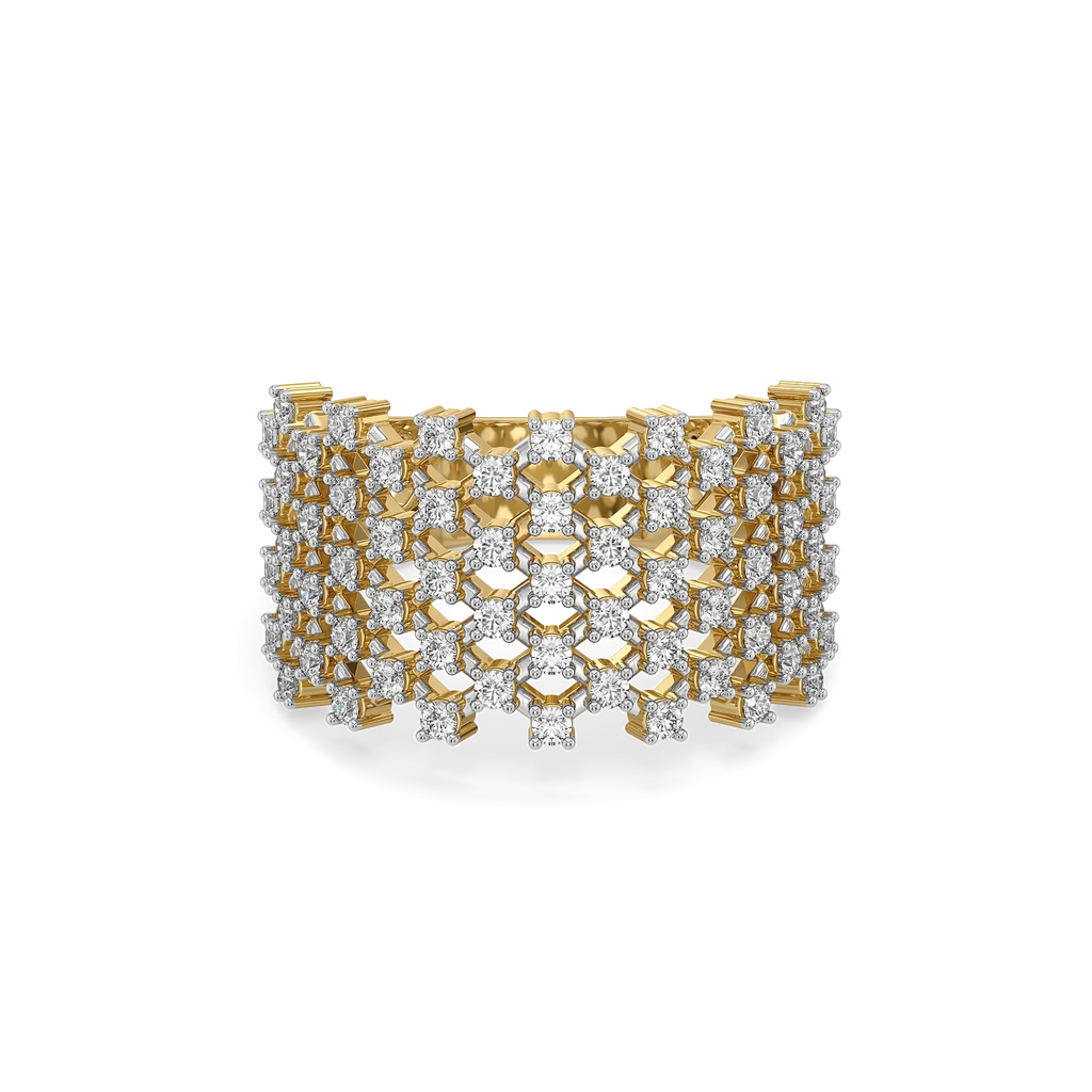Moonlace Majesty - Pure Gold Lab Diamond Ring