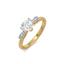 Solitaire Knot - Pure Gold Lab Diamond Ring
