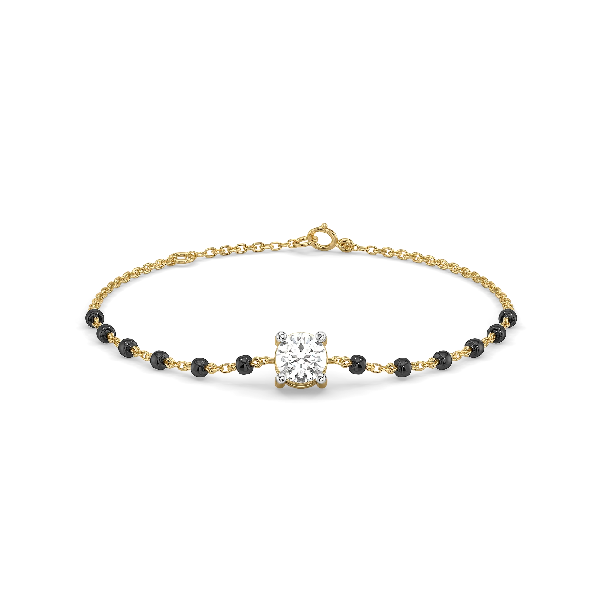 One Promise - Pure Gold Lab Diamond Mangalsutra Bracelet Main image