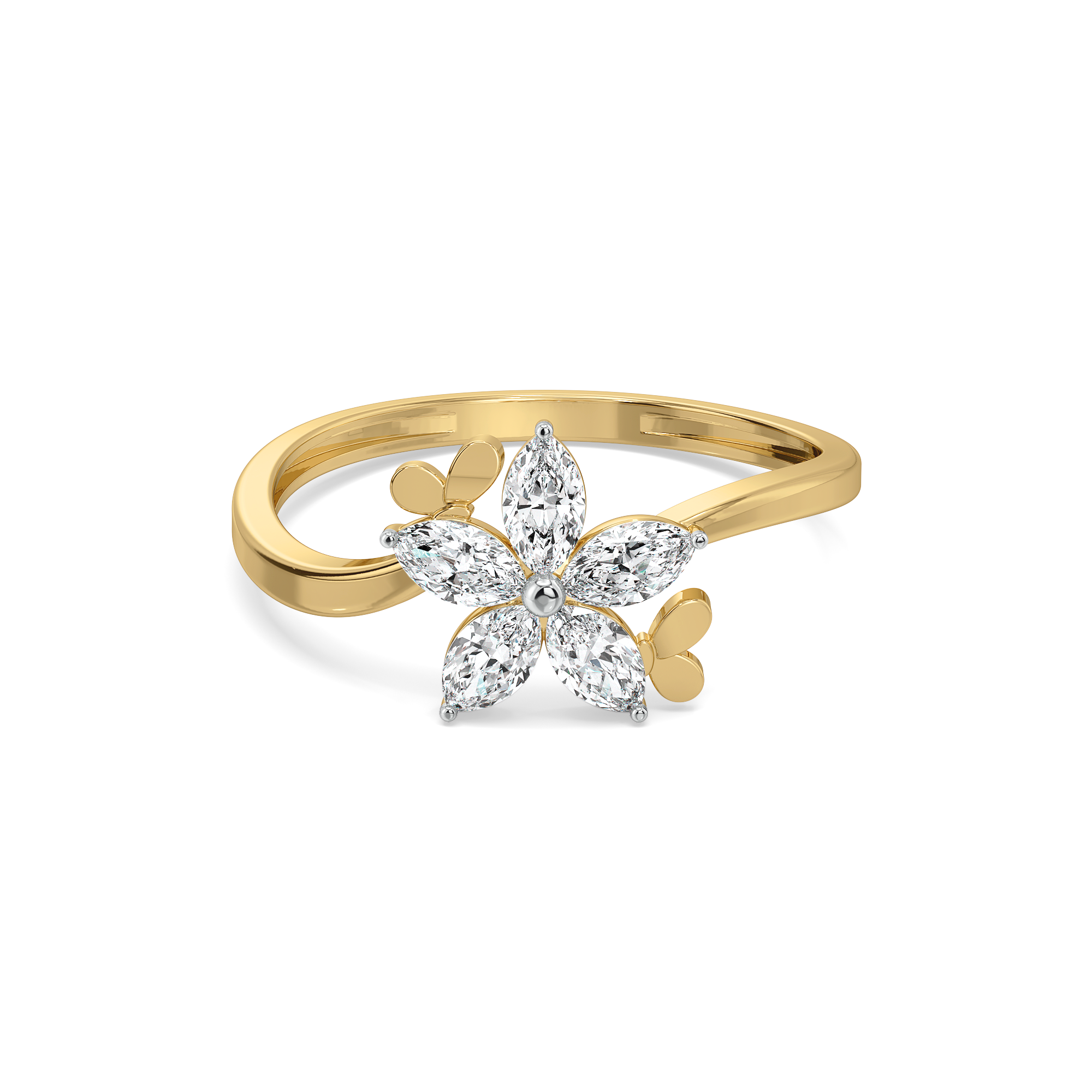 Garden of Light - Pure Gold Lab Diamond Ring Main image