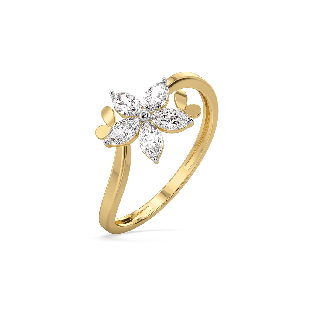 Garden of Light - Pure Gold Lab Diamond Ring