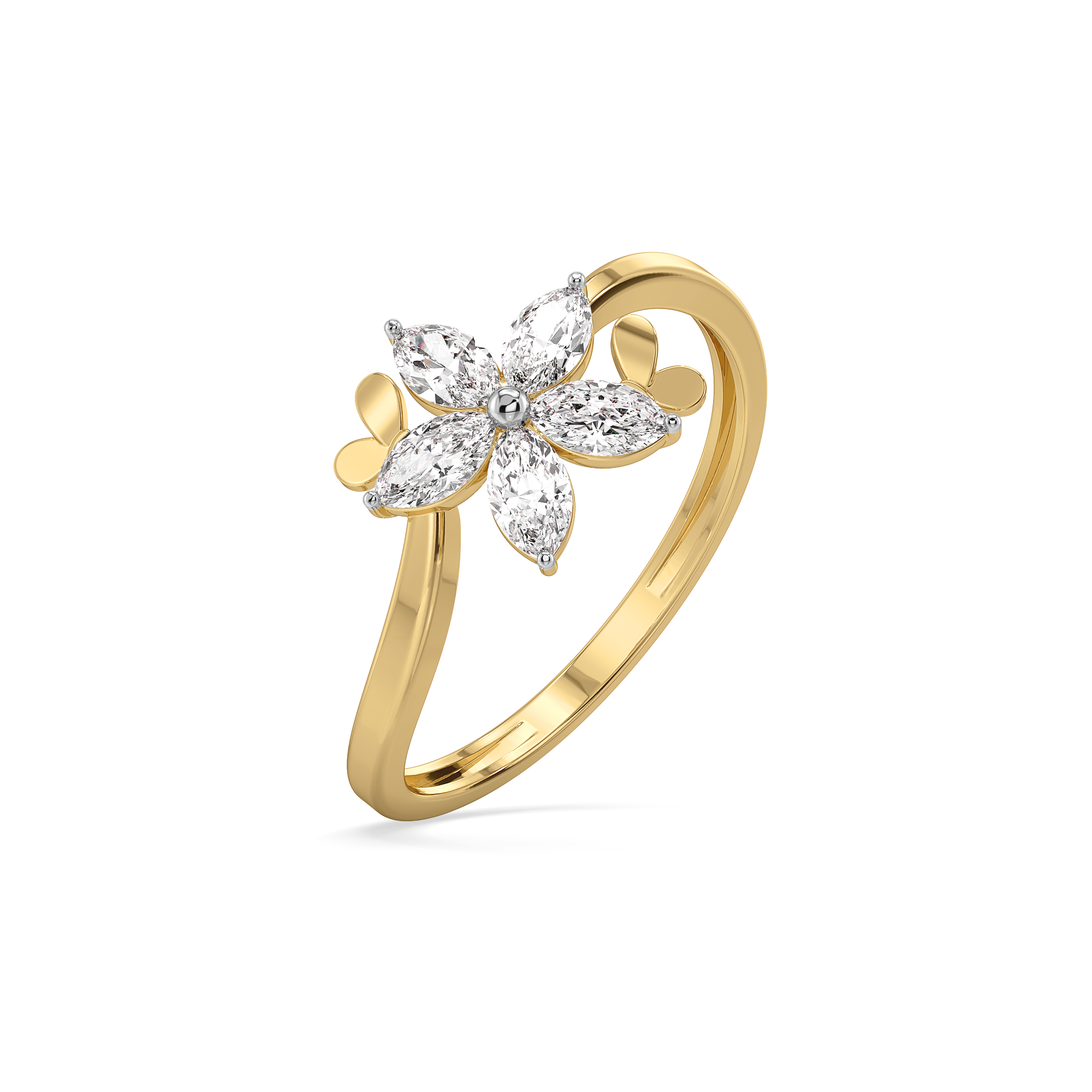 Garden of Light - Pure Gold Lab Diamond Ring