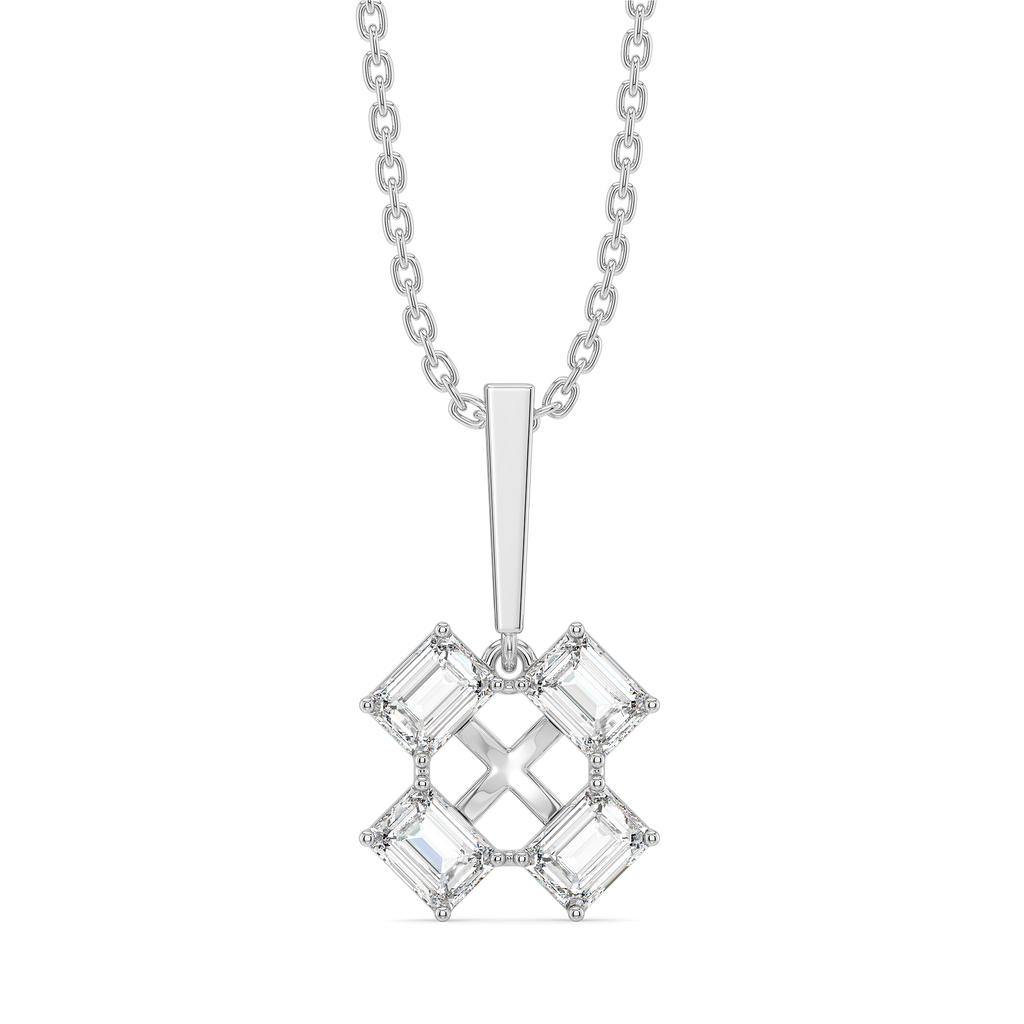 Majestic Emeralds - Pure Gold Lab Diamond Pendant