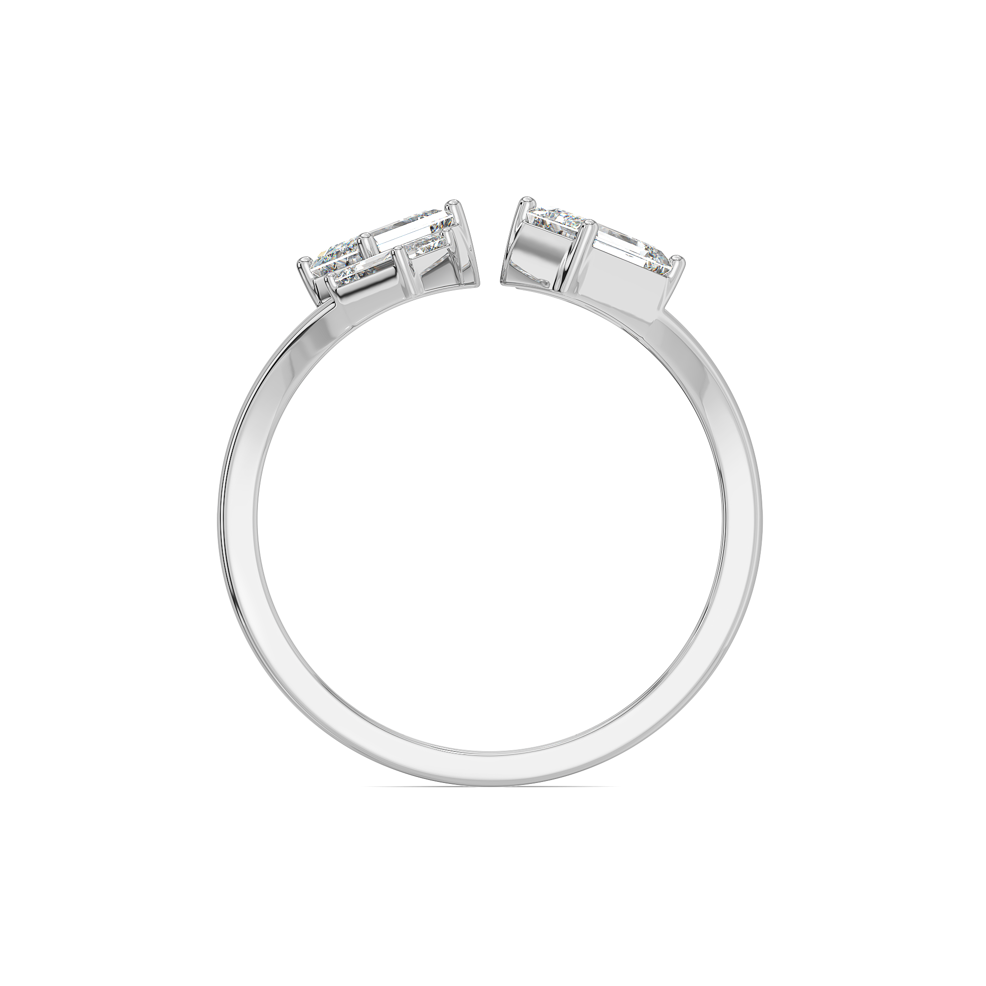 Majestic Emeralds - Pure Gold Lab Diamond Ring