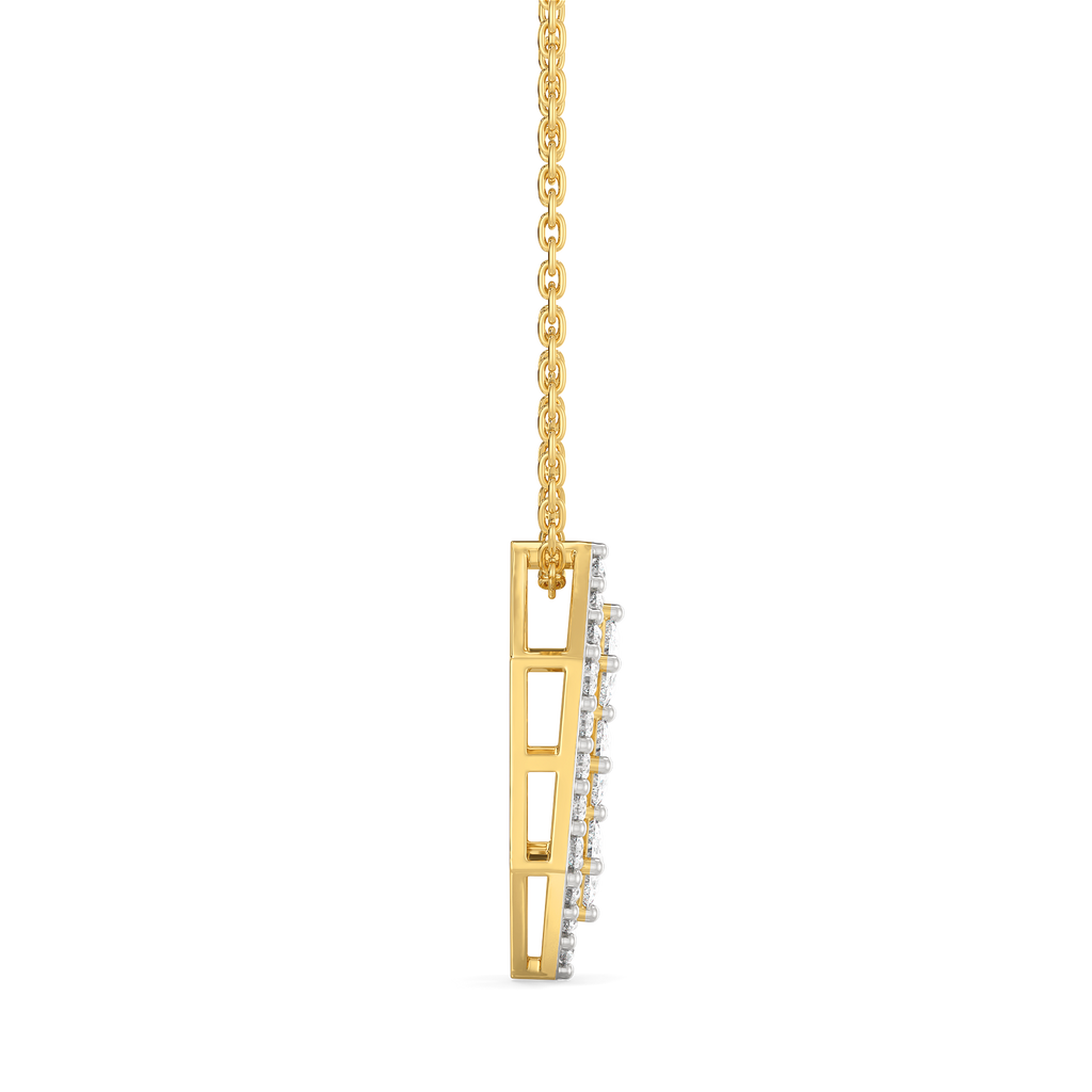 Play of Princess - Pure Gold Lab Diamond Pendant