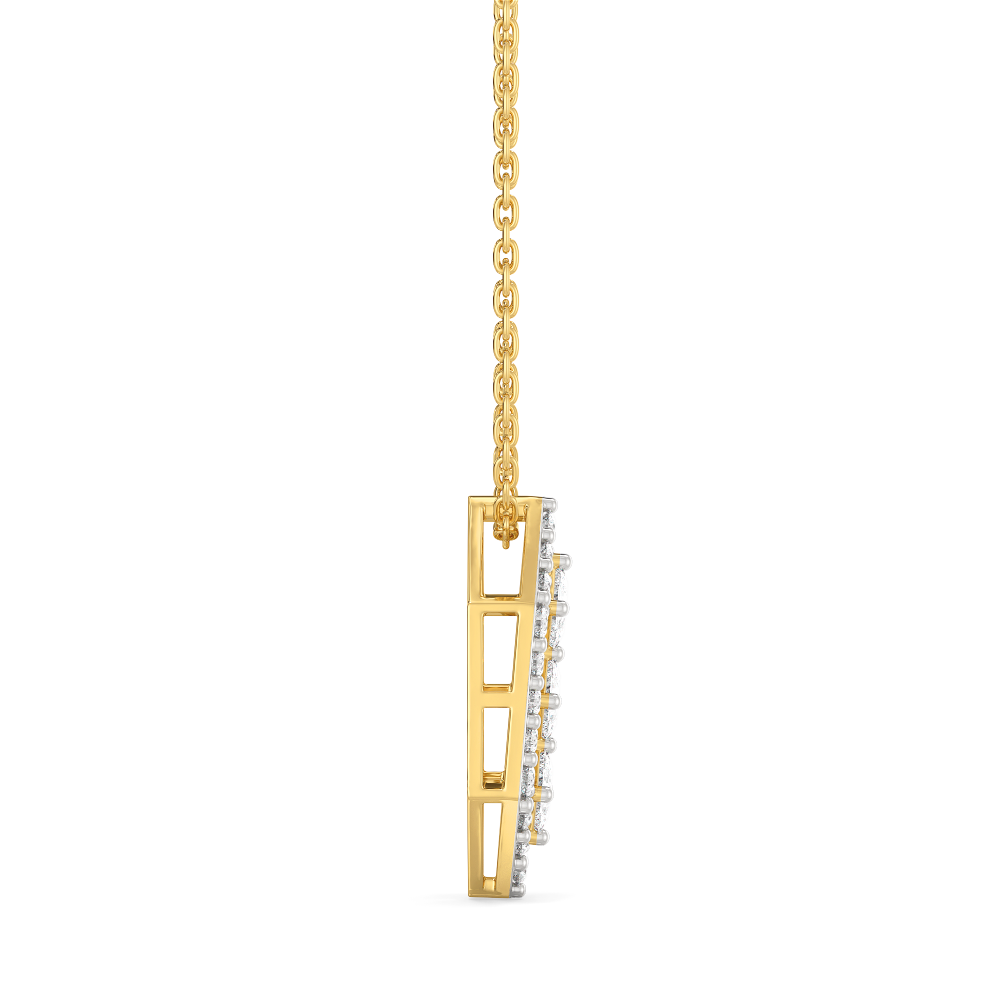 Play of Princess - Pure Gold Lab Diamond Pendant