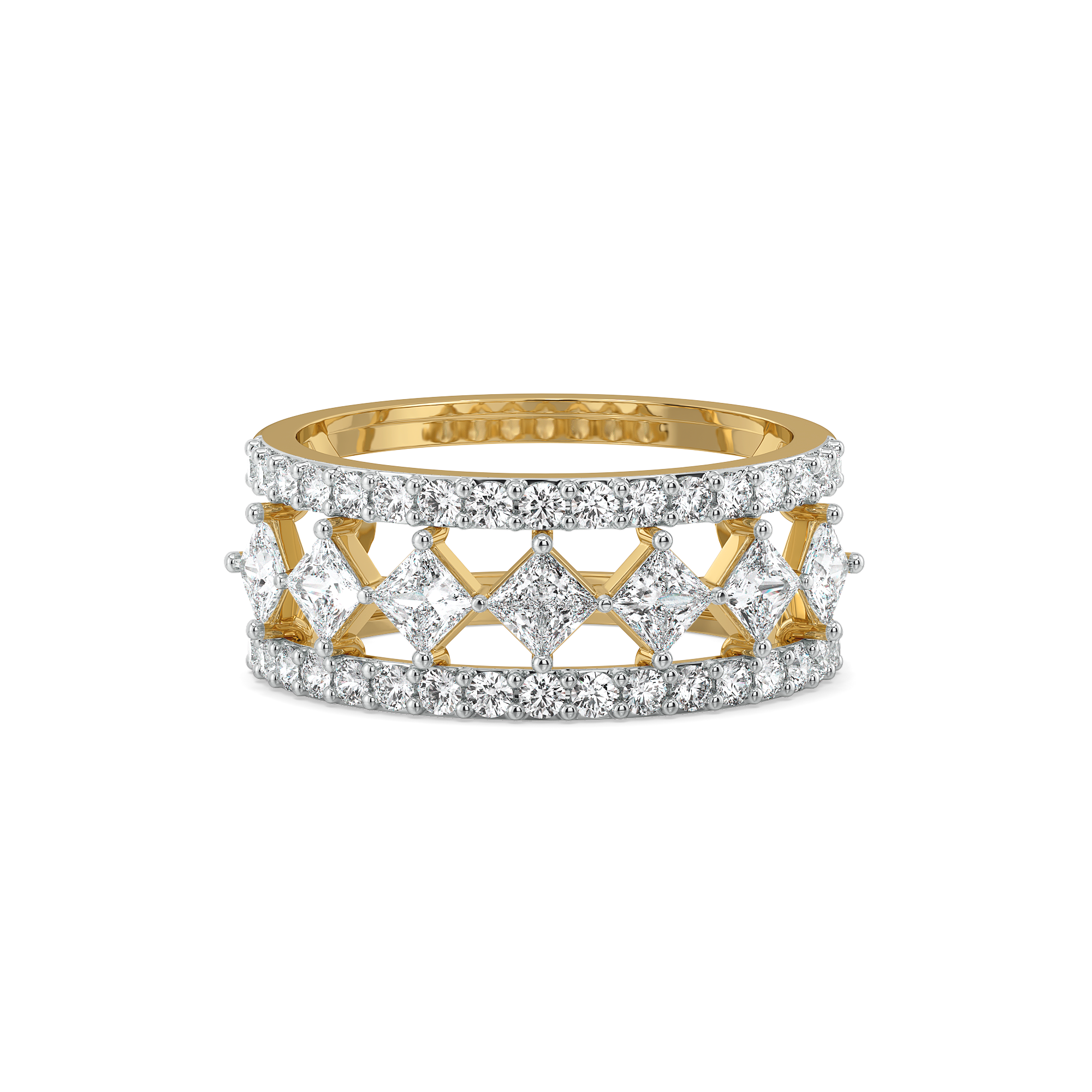 Play of Princess - Pure Gold Lab Diamond Ring