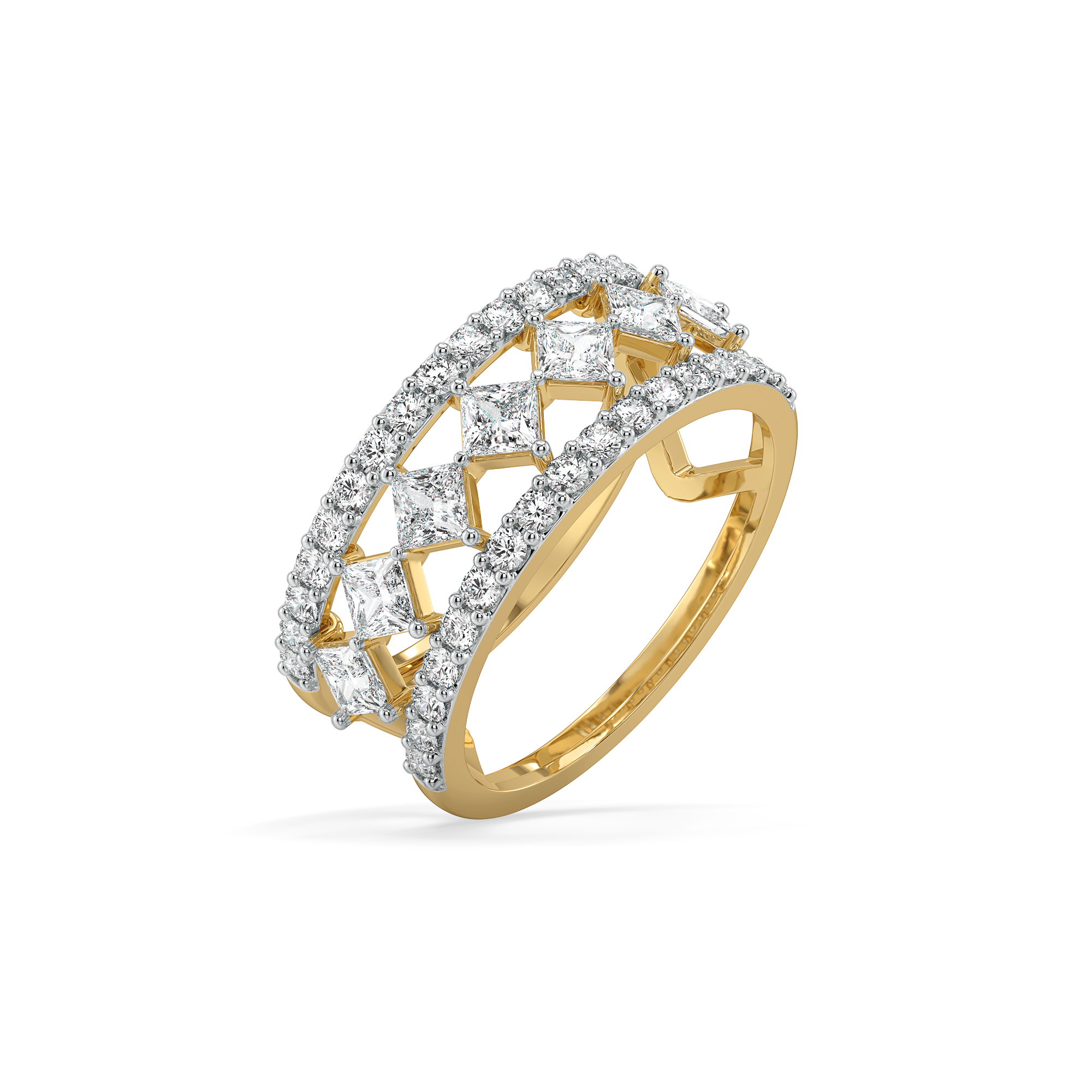 Play of Princess - Pure Gold Lab Diamond Ring Main image