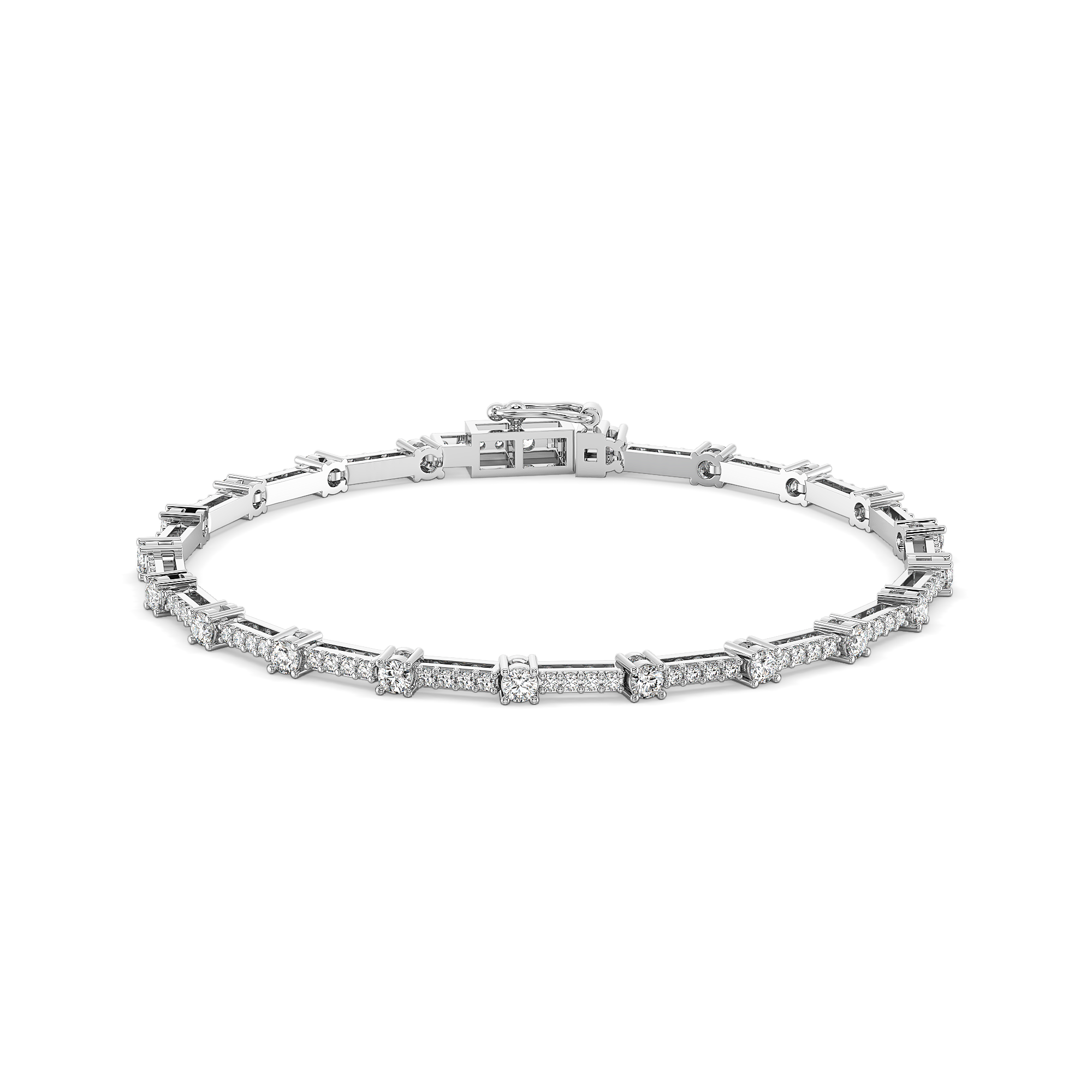 Sparkline - Pure Gold Lab Diamond Tennis Bracelet Main image