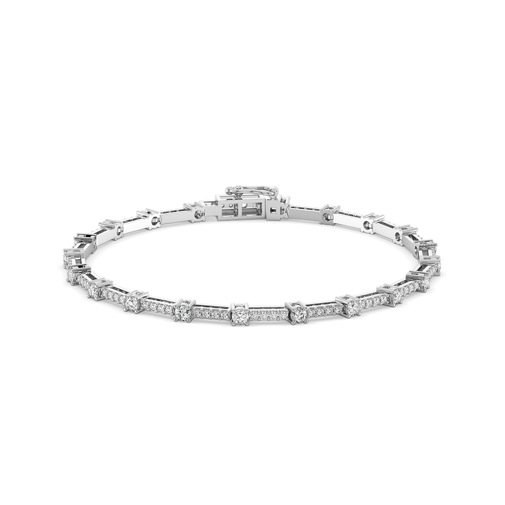Sparkline - Pure Gold Lab Diamond Tennis Bracelet