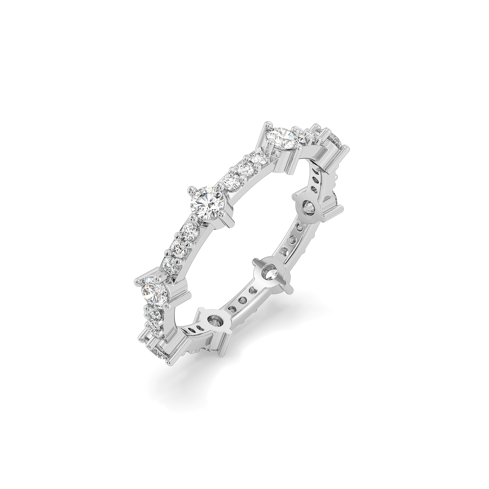 Sparkline - Pure Gold Lab Diamond Eternity Ring Main image