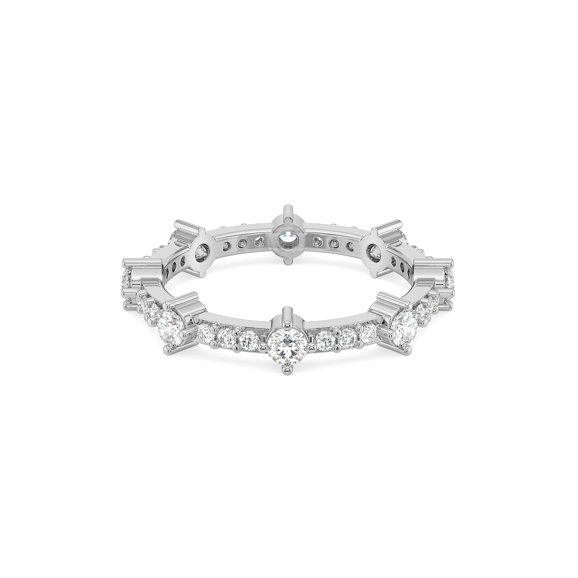 Sparkline - Pure Gold Lab Diamond Eternity Ring