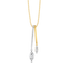 Marquise Drama - Pure Gold Lab Diamond Pendant