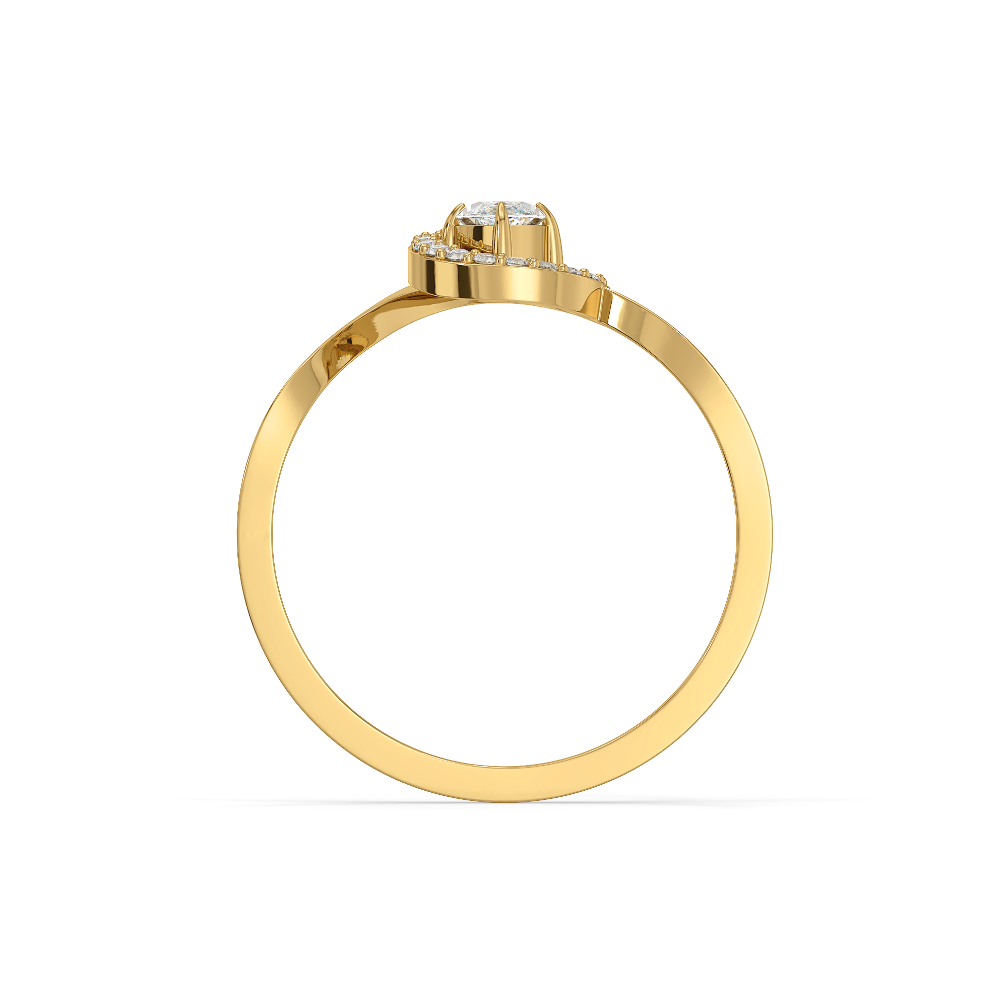 Queen in Marquise - Pure Gold Lab Diamond Ring