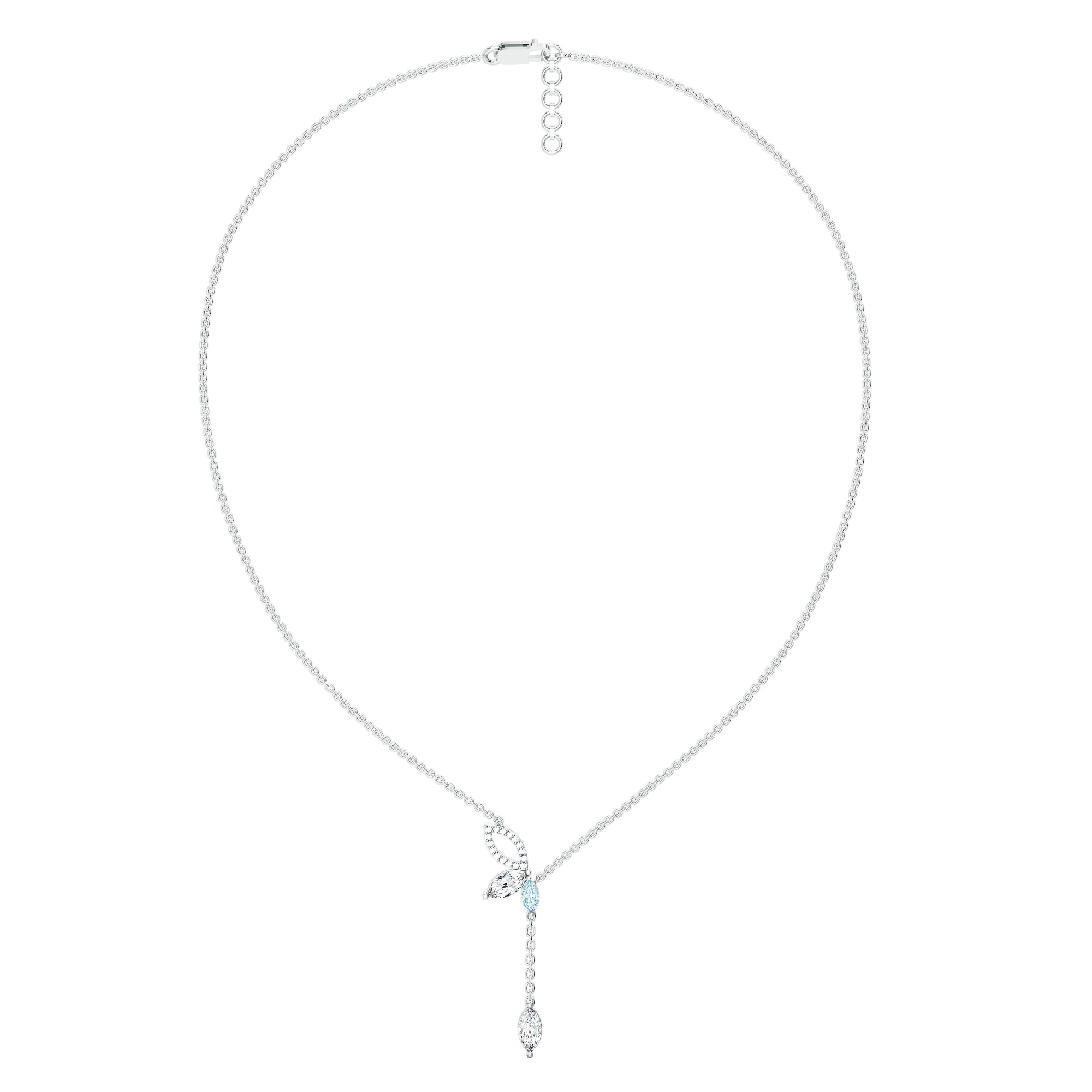 Marquise Mist - Pure Gold Lab Diamond Necklace