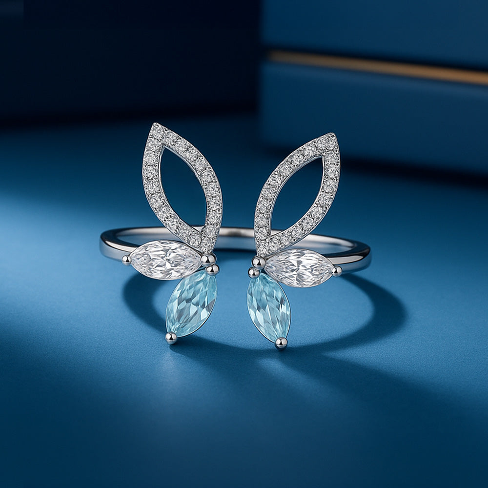 Marquise Mist - Pure Gold Lab Diamond Ring
