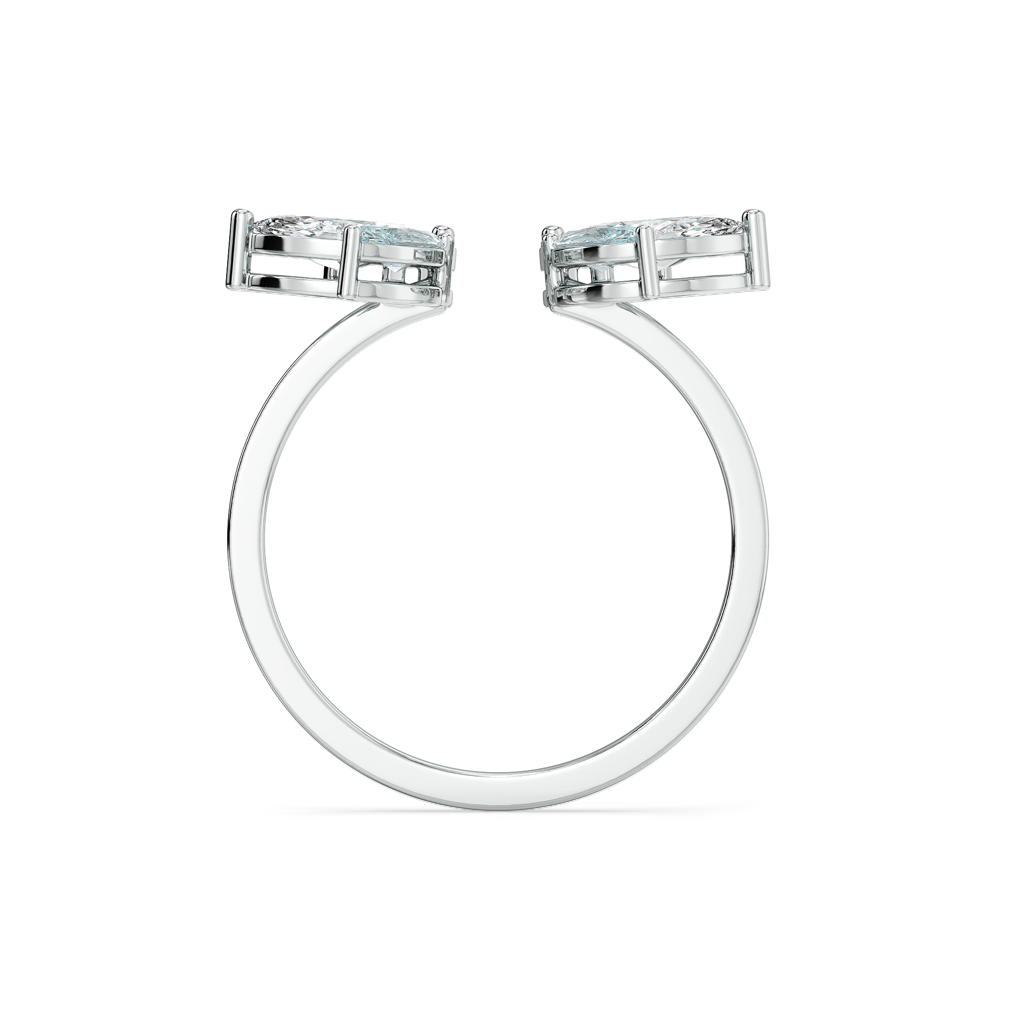 Marquise Mist - Pure Gold Lab Diamond Ring