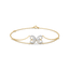 Tied in Love - Pure Gold Lab Diamond Solitaire Bracelet