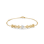 Little Bow Heart - Pure Gold Lab Diamond Bracelet