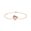 Rosé Heart - Pure Gold Lab Diamond Bracelet