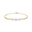 Oval Serenity - Pure Gold Lab Diamond Bracelet