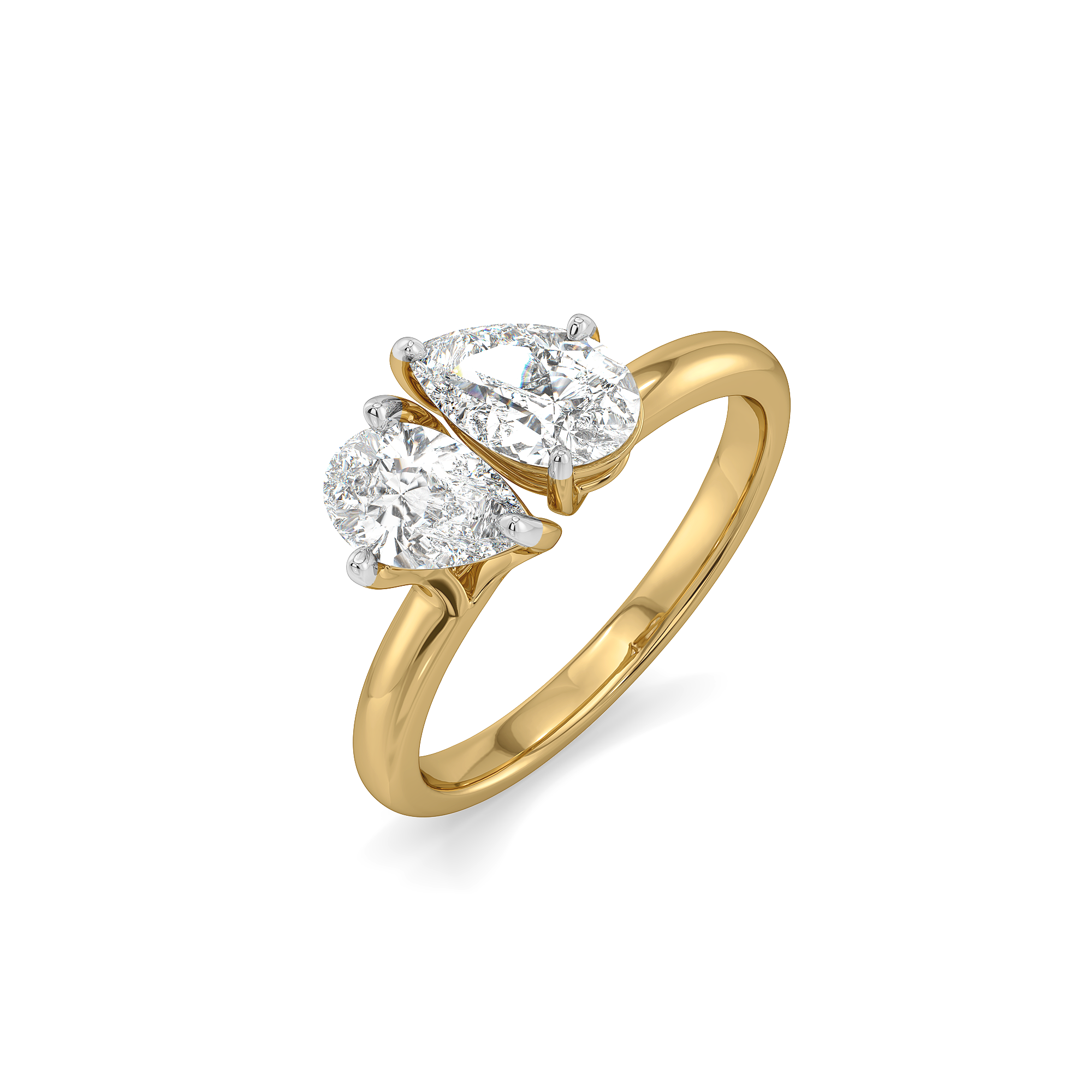 Pearluxe - Lab Diamond Solitaire Ring Secondary image