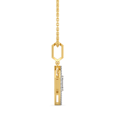 Rhythm of Emerald - Pure Gold Lab Diamond Solitaire Pendant
