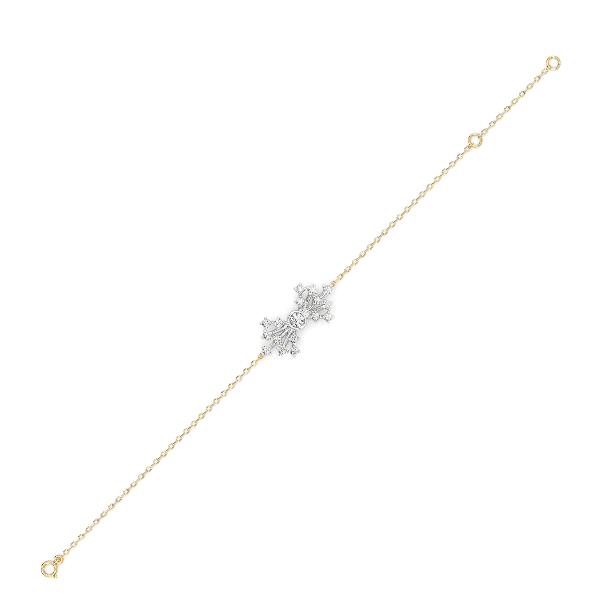 Nightfall Ignite - Pure Gold Lab Diamond Bracelet