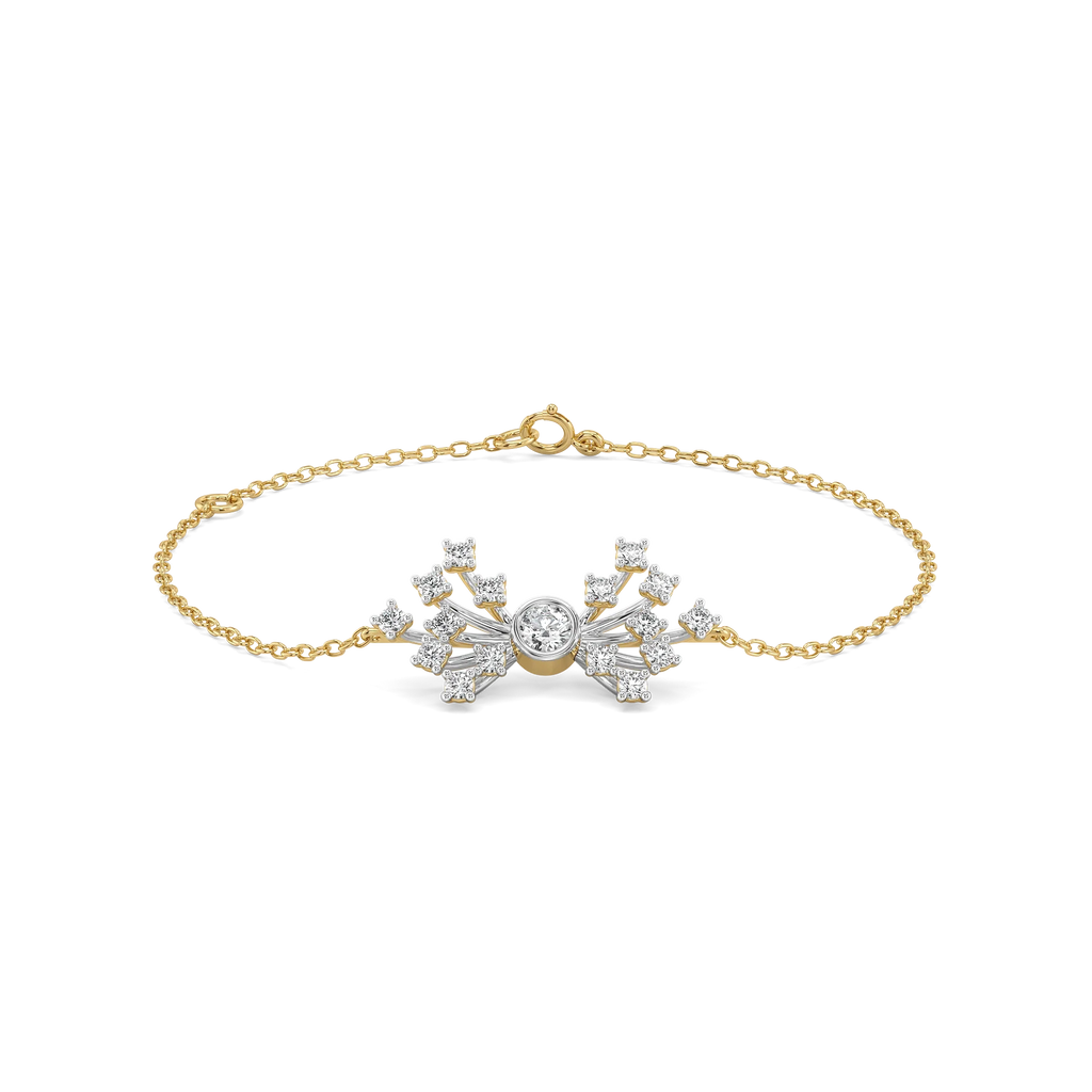 Nightfall Ignite - Pure Gold Lab Diamond Bracelet