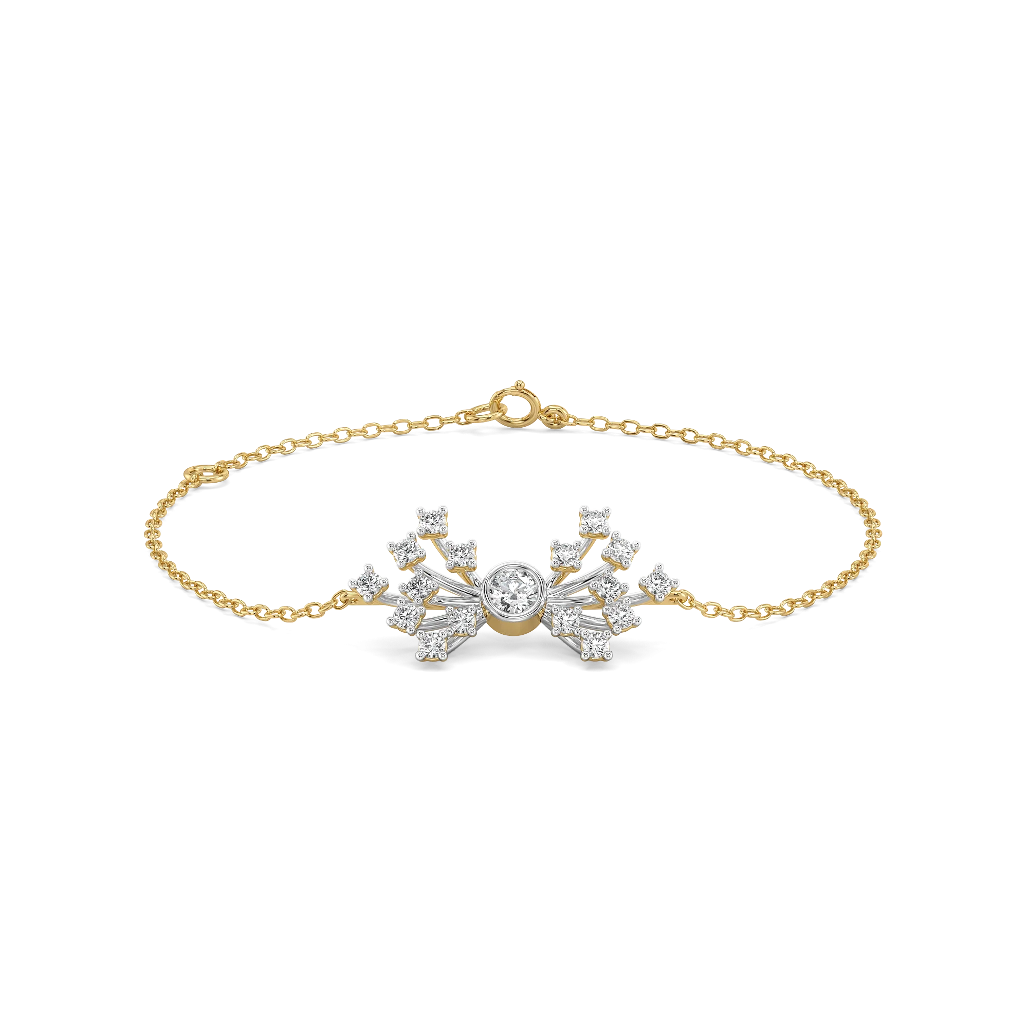 Nightfall Ignite - Pure Gold Lab Diamond Bracelet