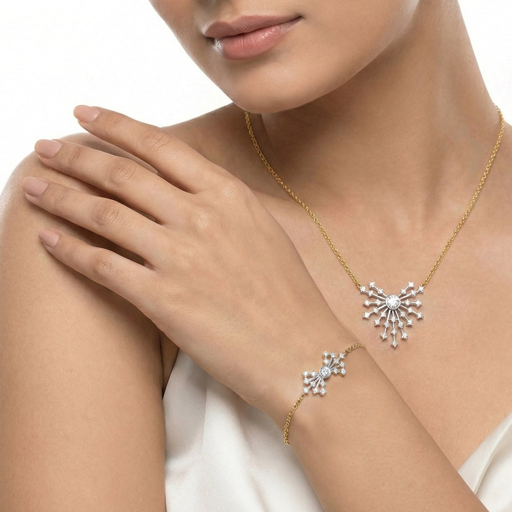 Nightfall Ignite - Pure Gold Lab Diamond Bracelet