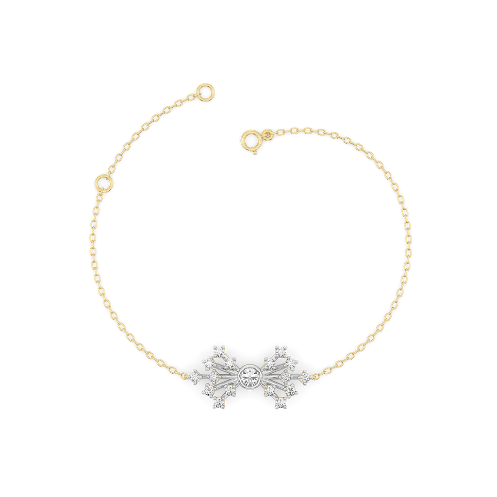 Nightfall Ignite - Pure Gold Lab Diamond Bracelet