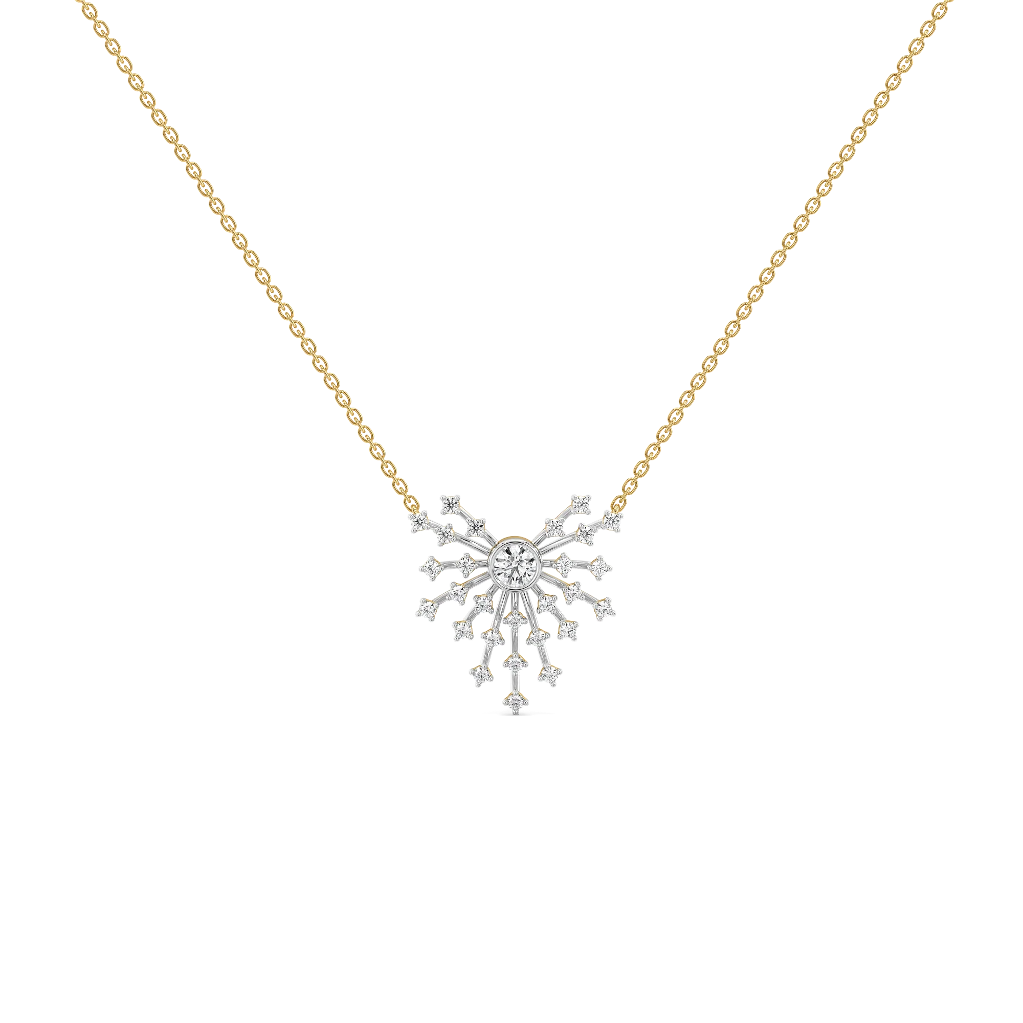 Nightfall Ignite - Pure Gold Lab Diamond Necklace Secondary image