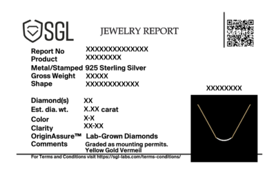 "Dare to Sparkle" - Lab Diamond Necklace