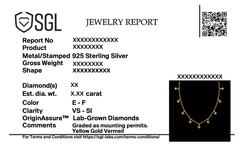Twinkling Star - 18kt Gold Vermeil Charm Necklace