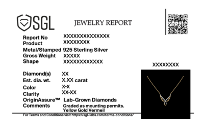 Angel's Embrace - Lab Diamond Necklace
