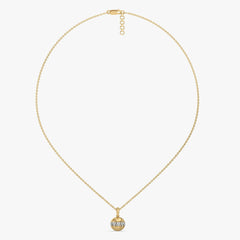 Eternal Heart Orbit - Lab Diamond Pendant Necklace