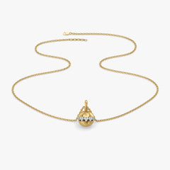 Eternal Heart Orbit - Lab Diamond Pendant Necklace