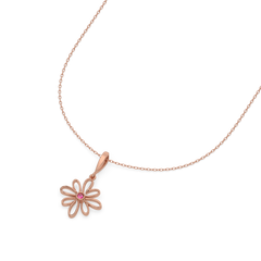 Elegance - Ruby Blossom Necklace
