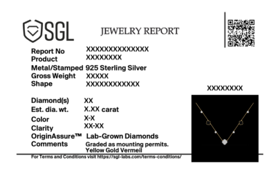 Midnight Enchanted - Lab Diamond Clover Necklace