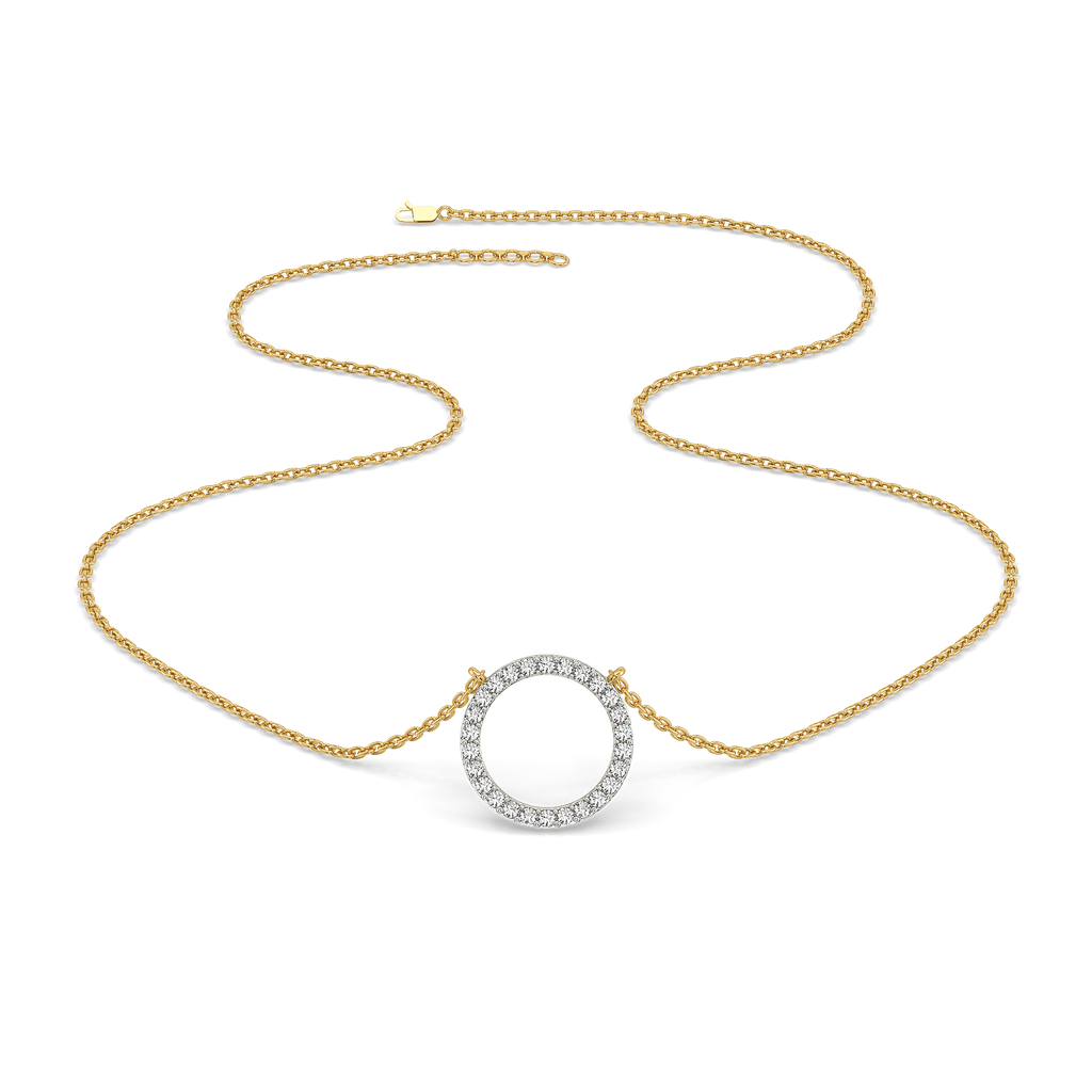 Halo - Lab Diamond Pendant Necklace