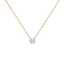 The Diamond Circle - Lab Diamond Solitaire Necklace
