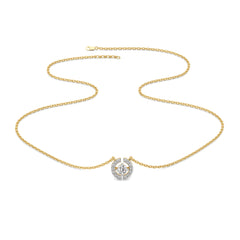 The Diamond Circle - Lab Diamond Solitaire Necklace