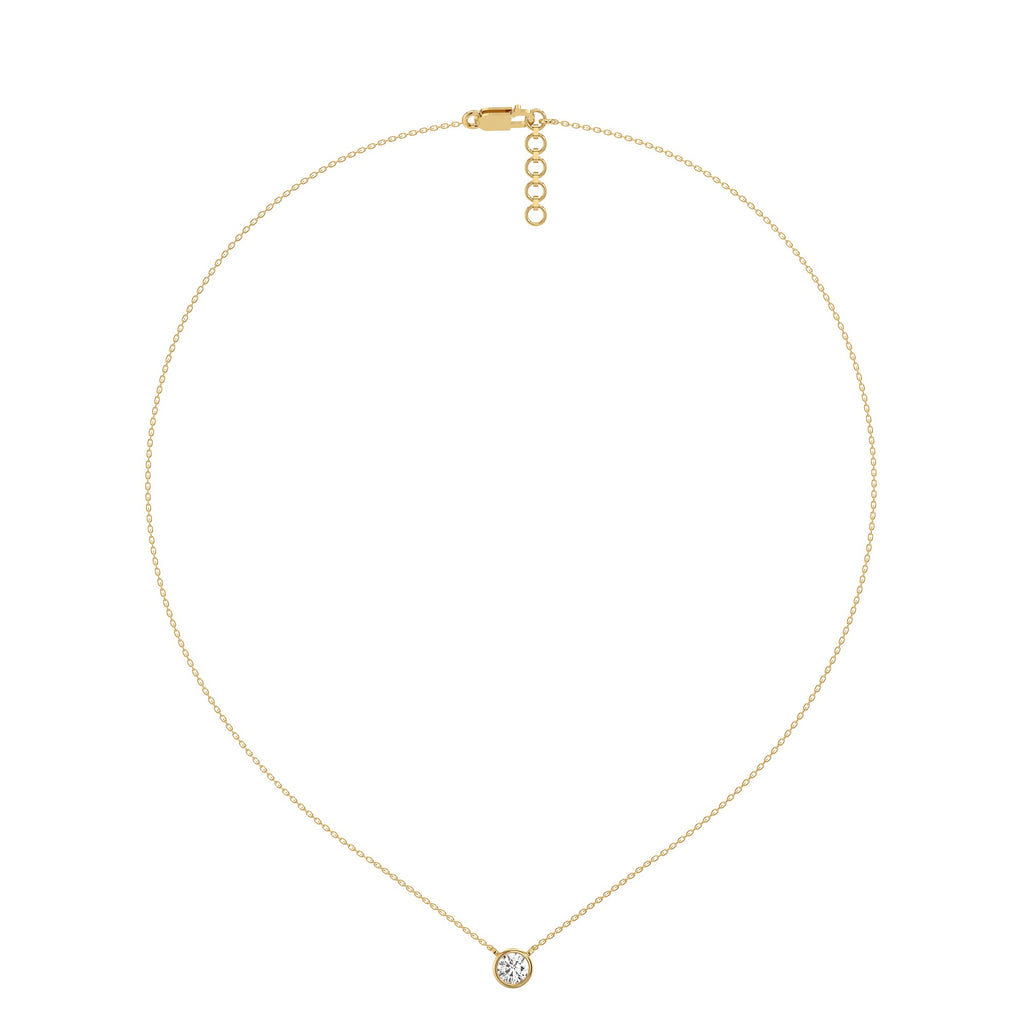 Eternal Shine - Lab Diamond Solitaire Pendant Necklace