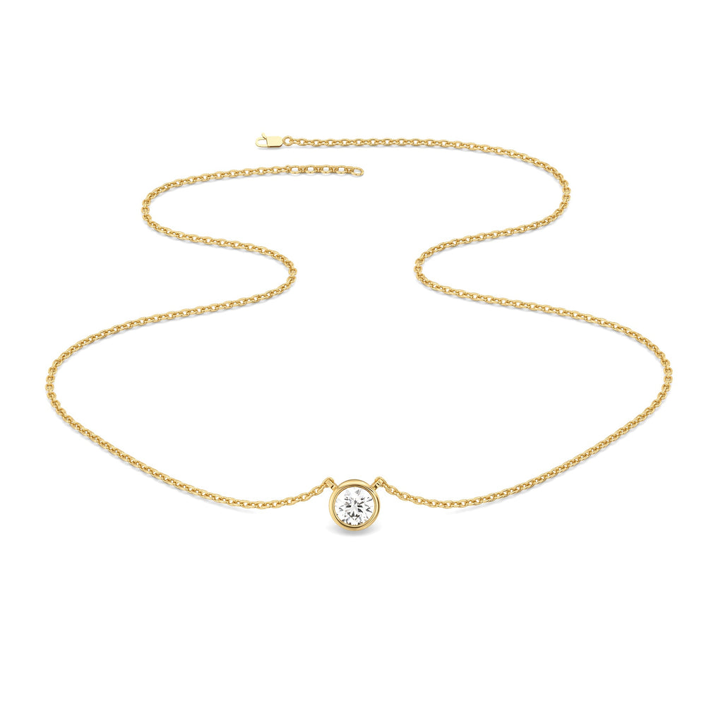 Eternal Shine - Lab Diamond Solitaire Pendant Necklace
